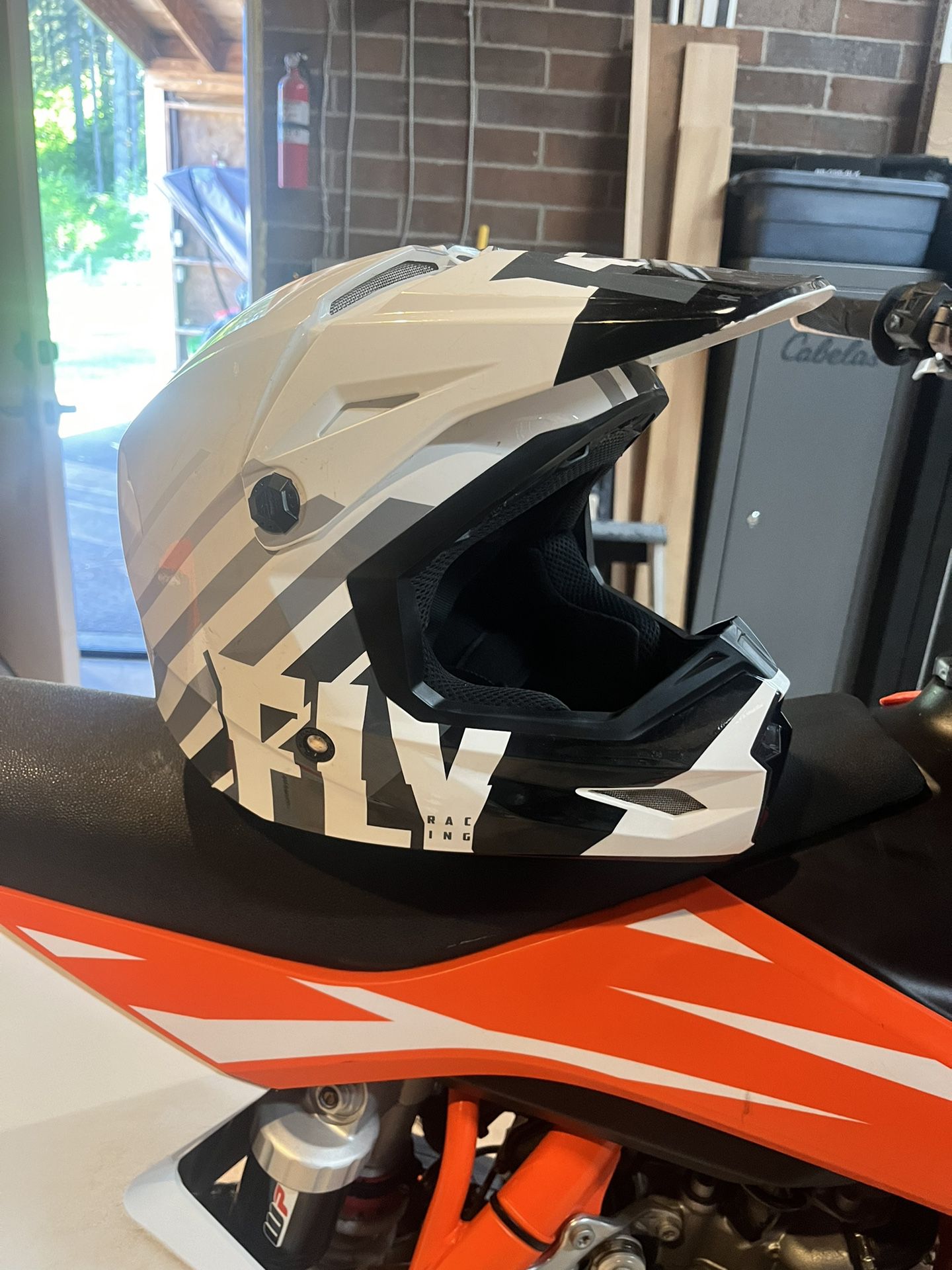 Motocross Helmet | Fly Racing | Size Large