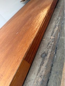 Solid Dark Cherry or Mahogany Door. 32x80