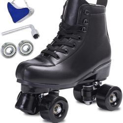 Skates Women's Men's High Top Black D(5)