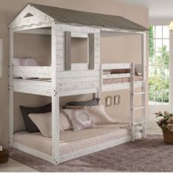 Twin Over Twin HouseBunk Bed