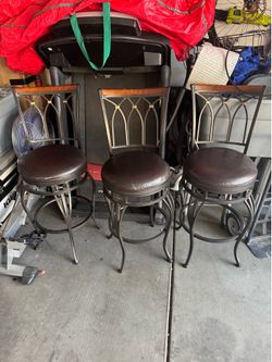 3 stool chairs