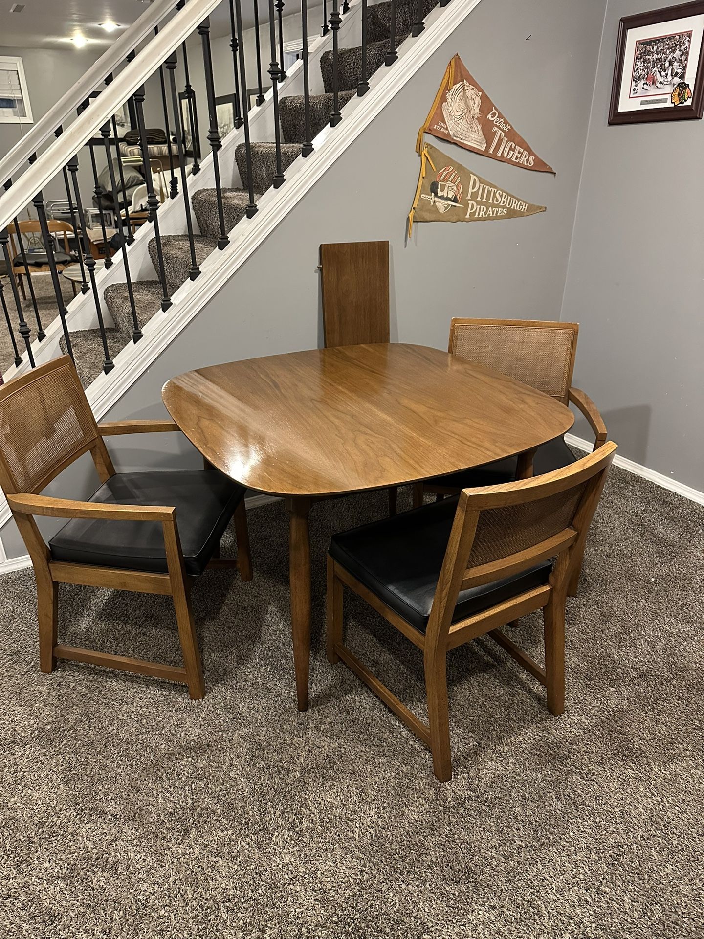 Mid Century Dining Table And Chairs