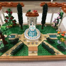Lego Fountain Garden