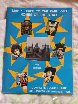 Hollywood Star(Stars) Map' Hollywood Collectible - Map & Guide to the Stars