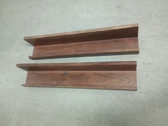 24" Acacia Wood shelf (2)