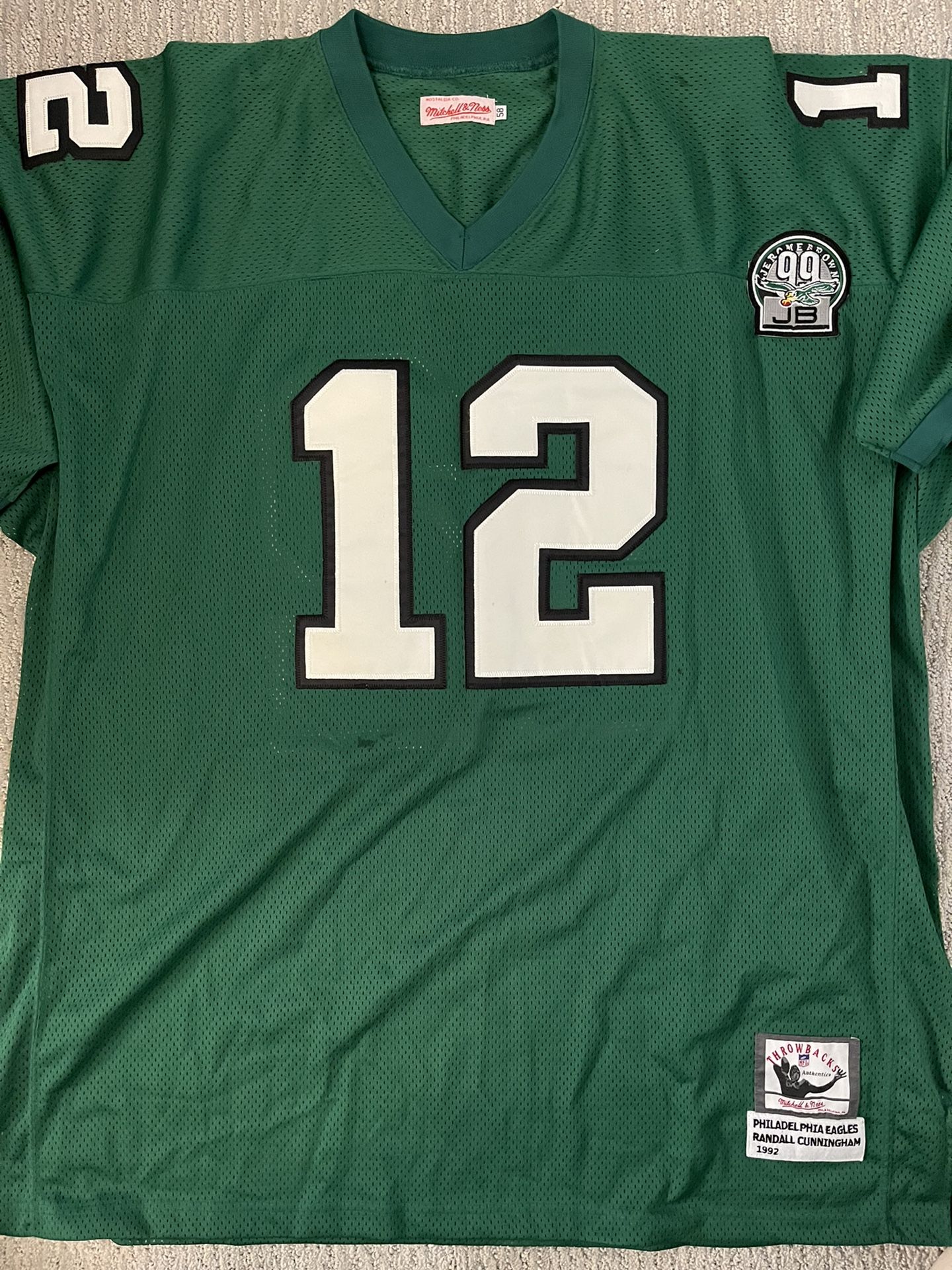 Authentic Jersey Philadelphia Eagles 1992 Randall Cunningham