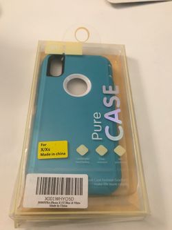 Casé iPhone X Xs brand new with tempered 1