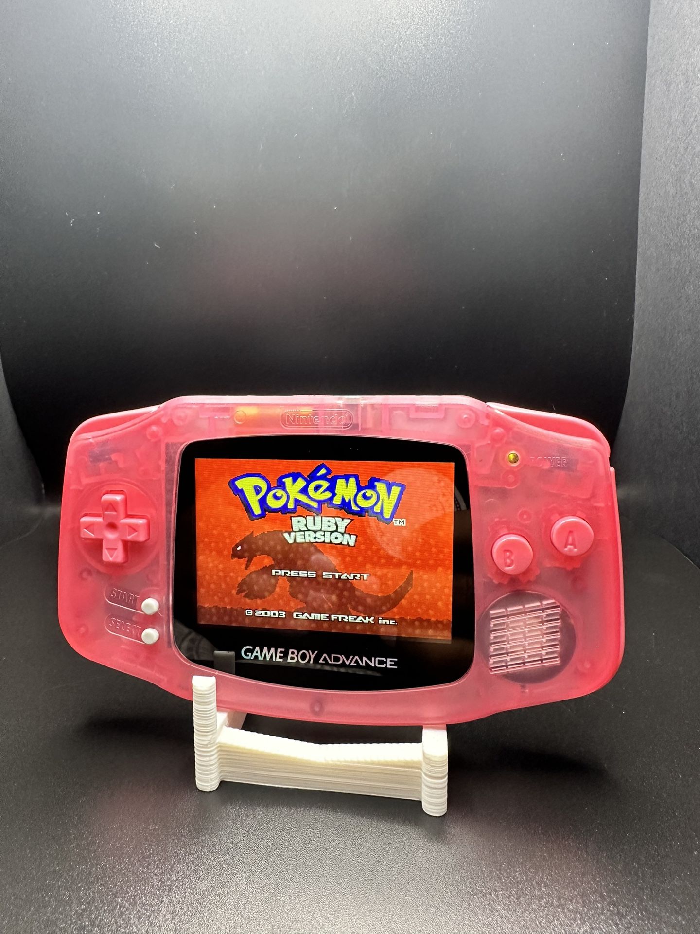 Backlit Screen Gameboy Advance Pink