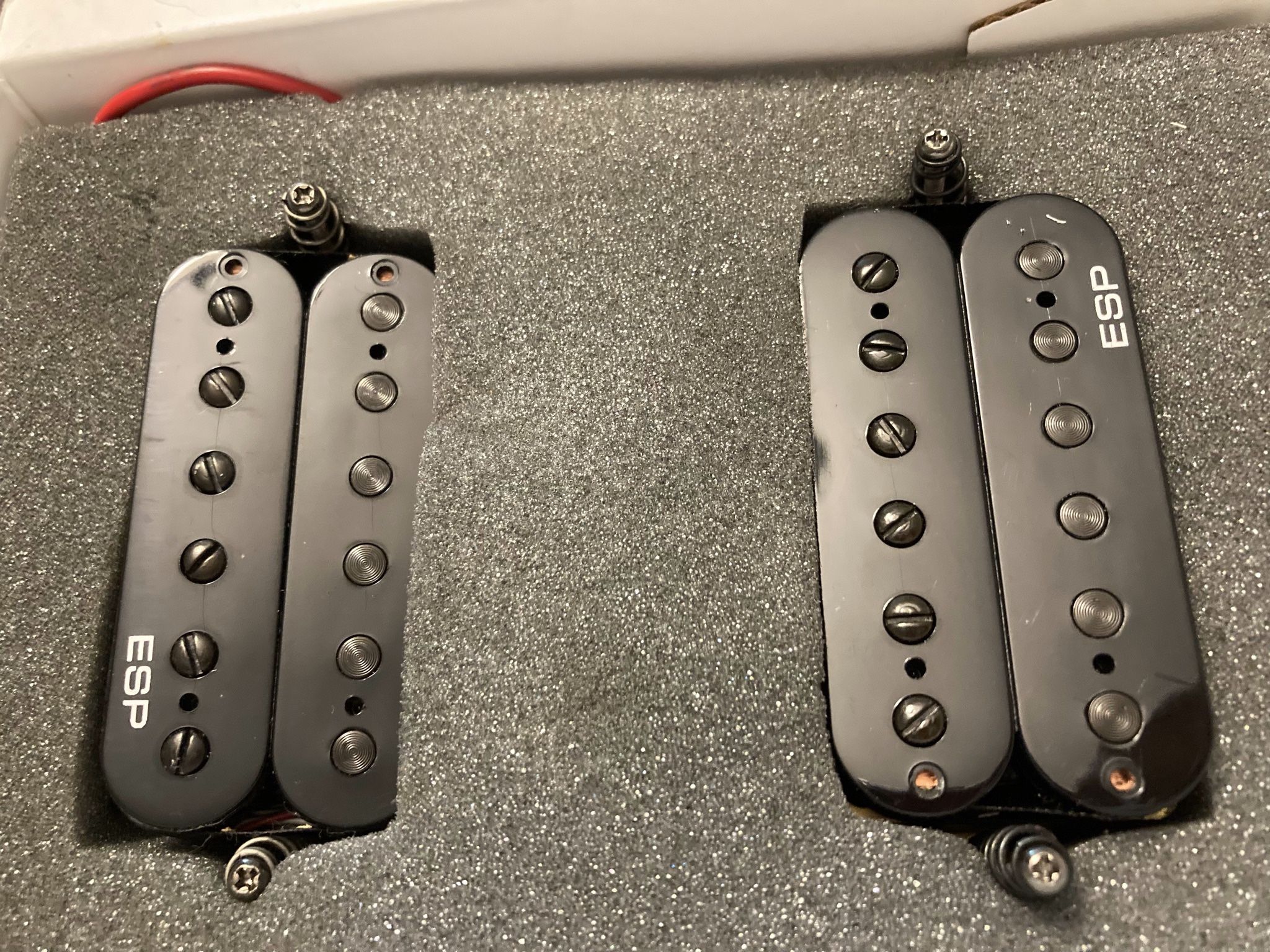 ESP Factory Bridge and Neck Humbucker Pickups G B LH 150 Original from my ESP LTD MH 100QM Electric Guitar Guitars Basses