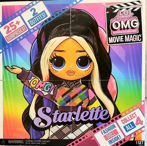 LOL Surprise OMG Movie Magic Starlette Doll NEW $34