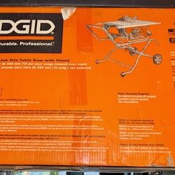 RIDGID 15 Amp 10 in. Portable Corded Pro Jobsite Table Saw with Stand
