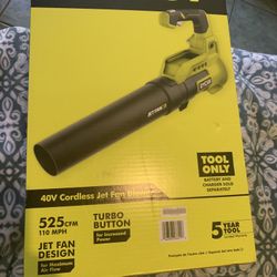 Ryobi Blower  40 Volt 