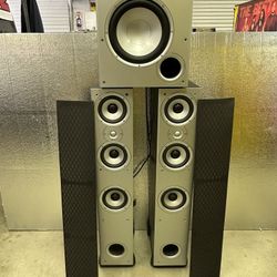 Polk Audio Sub & Dual Tower Speakers 