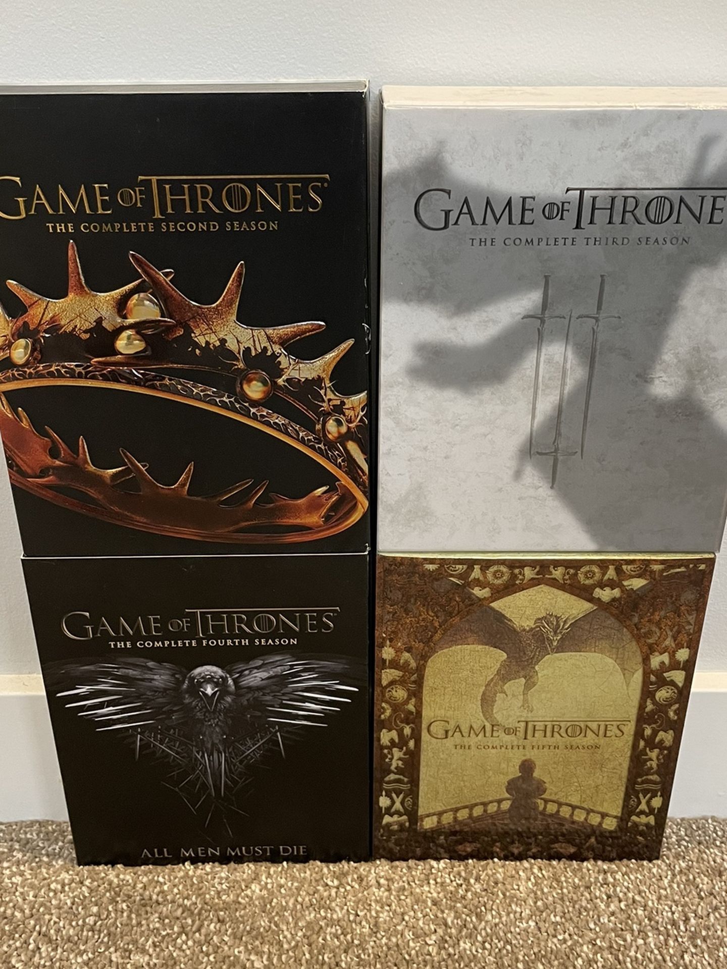 Game of Thrones Blu-Ray (Seasons 2-5)