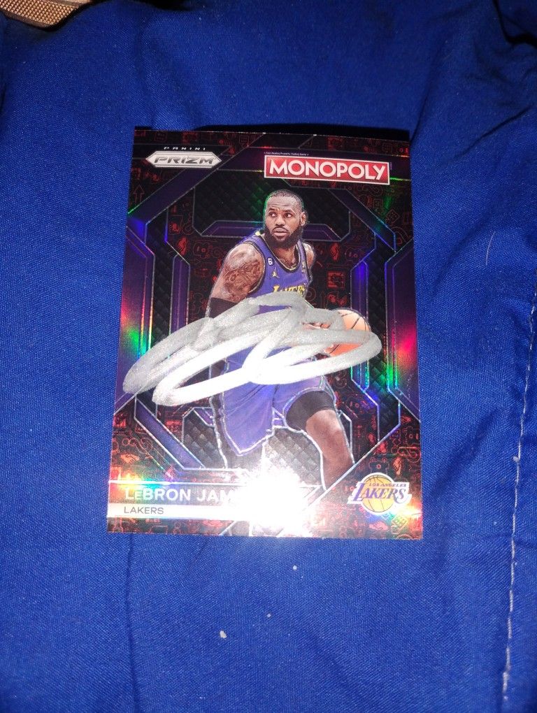 LeBron James Auto Signed Autograph Card Lakers Cavs Nba