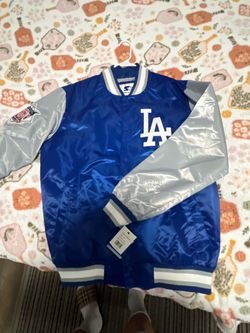 Starter LA Dodgers Satin Varsity Jacket