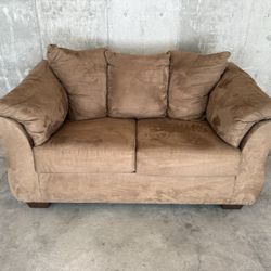 New Suede Love Seat