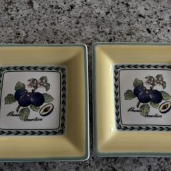 Villeroy & Boch French Garden Fleurence – Square Salad Plates (Set of 2)