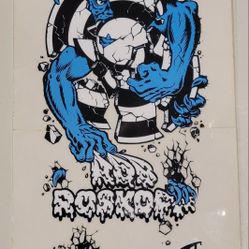 80s Rob Roskopp Target III Deck Sticker Designed By Jimbo Phillips 