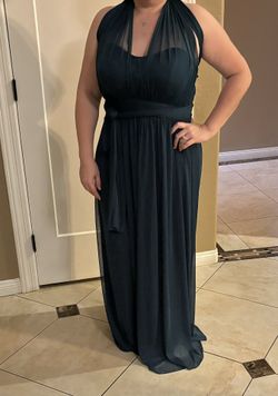 Vestido Verde Oscuro 3x