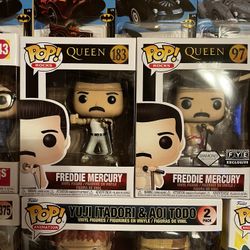 Queen Freddie Mercury 2 Funko Pops