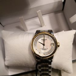 New in Original Box Tissot Women's Diamond Luxury Watch