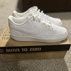 White Nike Court Vision Low NN