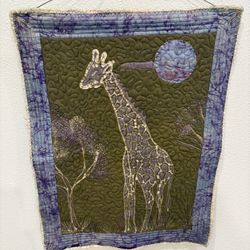Quilted Giraffe Wall Hanging 