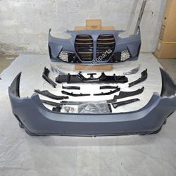 BMW 4 series G22 G26 Bumper Front and rear complete M4 conversion body kit 2021-2025 430i m440
