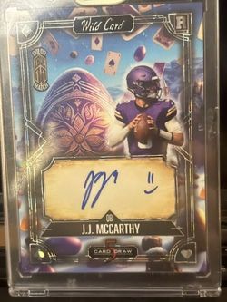 JJ McCarthy Auto True 1/1 Color Match