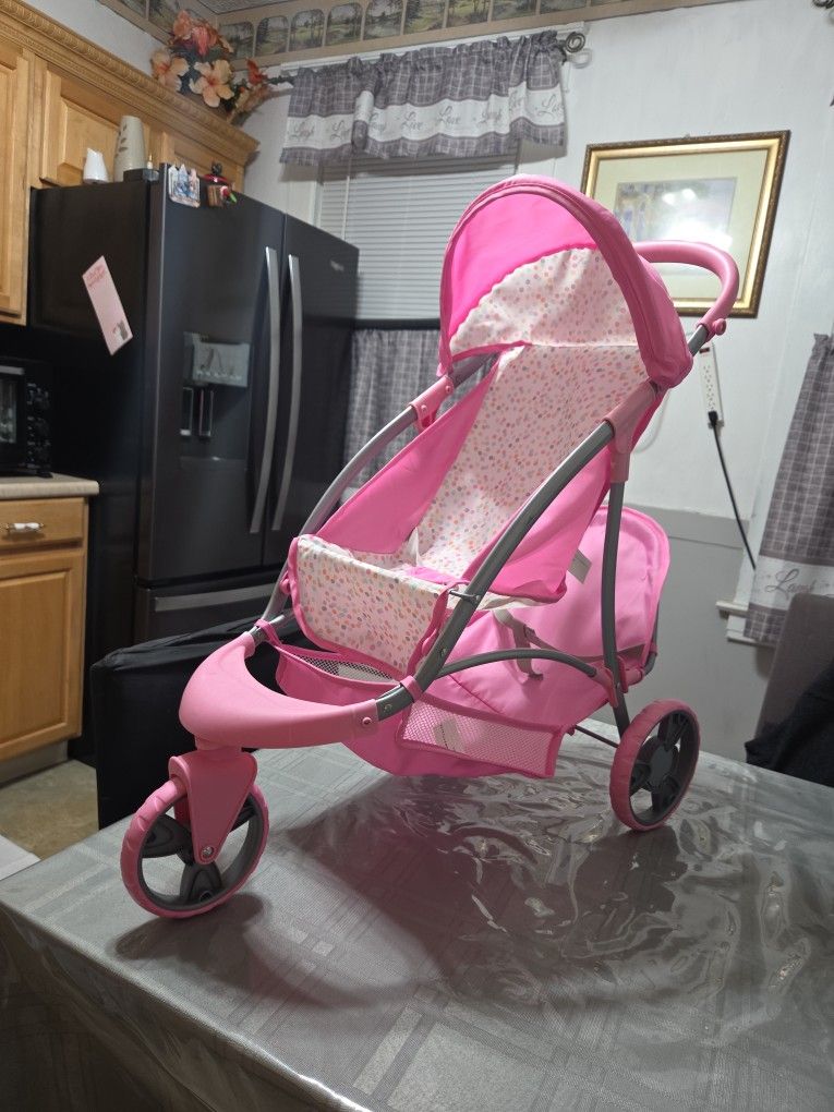 Doll Stroller For 2 Dolls