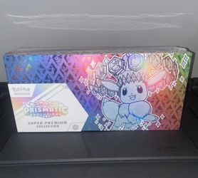 Pokemon TCG Scarlet & Violet Prismatic Evolutions Super Premium Collection Box