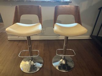 Swivel Modern Barstools Set of 2