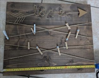 Wooden Photo Display Board