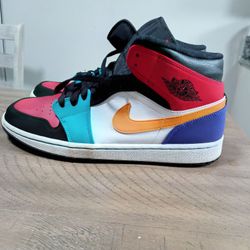 Jordan 1 Mid Bred Multi-Color Men's  Size 11