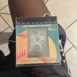 Chuck Knoblauch 1991 Rookie of the Year Holoprism Card