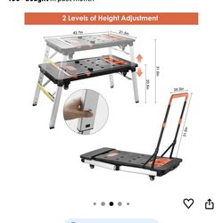 Hanford : All new - workbench $80, portable fridge $80,truck rack$140