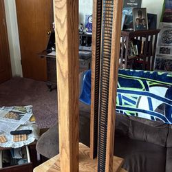 Solid Oak 300 CD Holder With Swivel