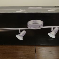 Eglo 4-Light Matte Nickel Dimmable Integrated LED Track Light w/Adjustable Heads