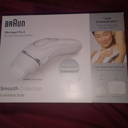 Braun  lazer hair removal system