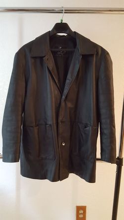 Mens leather jacket large