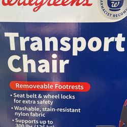 New Walgreens Transport Chair