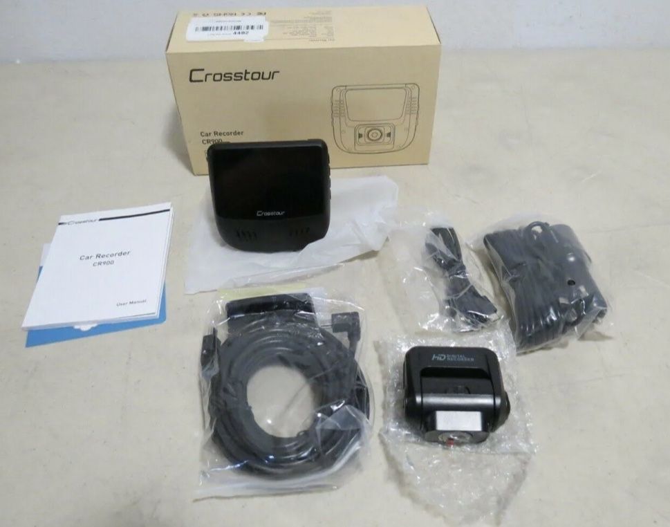 CROSSTOUR CR900 FRONT + REAR DASH CAM CAMERA
