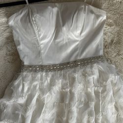 White Long Dress Size 3 