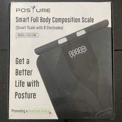 ⚖ Posture Smart Body Scale – Brand New, 8-Electrode Full Body Composition