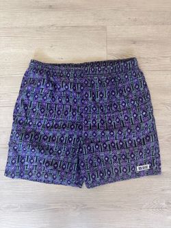Vintage 90s Sideout Youth XL Tribal Geometric Swim Trunks Volley Shorts