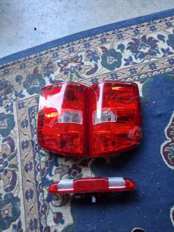 Silverado taillights and 3rd row brake light