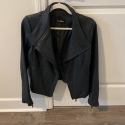 Sam Edelman Blue Leather Jacket