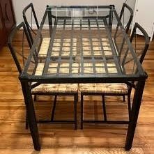 Ikea Granas Glass Table and Chair Set OBO