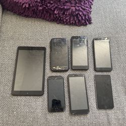 Phones IPhones tablet for parts